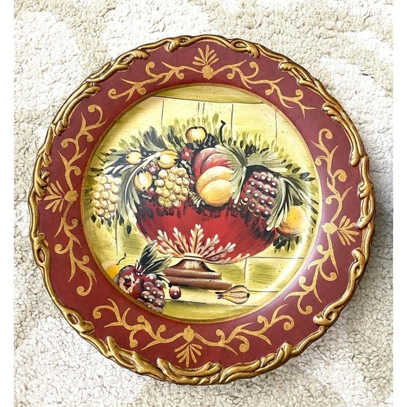 Raymond Waites Collectible Plates, Two (2) Grapes, Pears - Picture 1 of 7